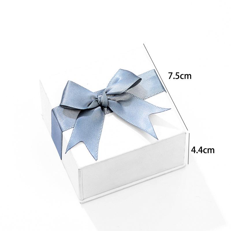 Caja de Regalo de Terciopelo Estilo Coreano para Pequeños Accesorios - Elegante Embalaje para Joyería para Cumpleaños