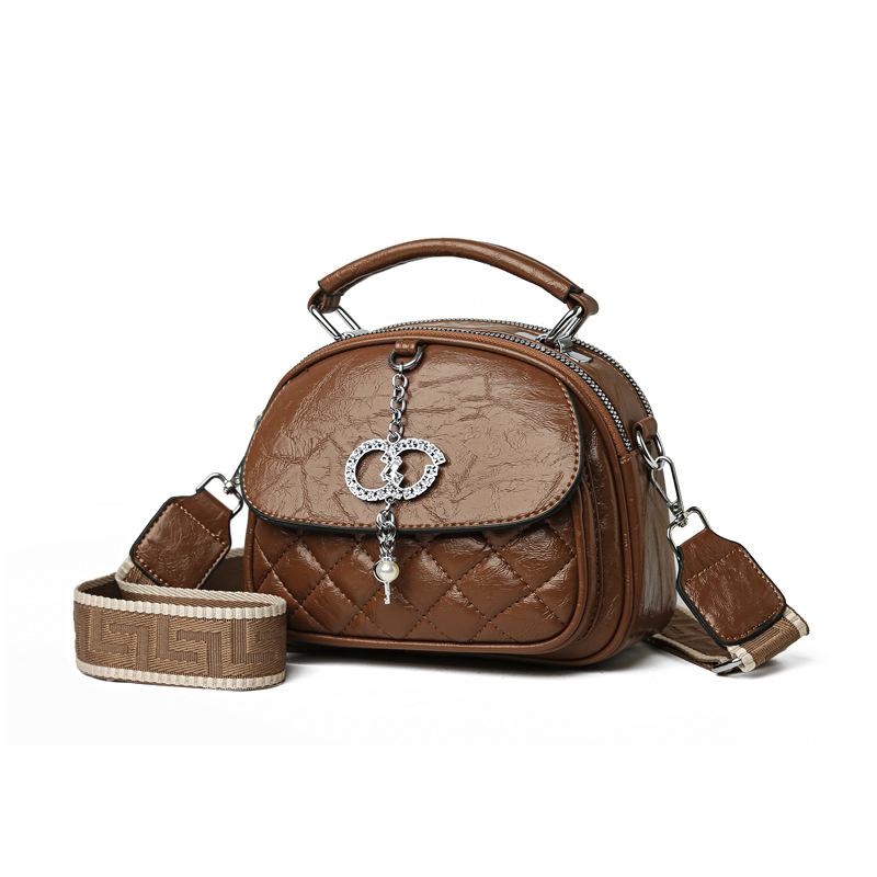 

Универсальная модная наплечная сумка-мессенджер коричневый