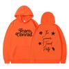 Oversized Hooded Sweatshirt With Graphic Print Teens Unisex Loose Fit Winter Streetwear