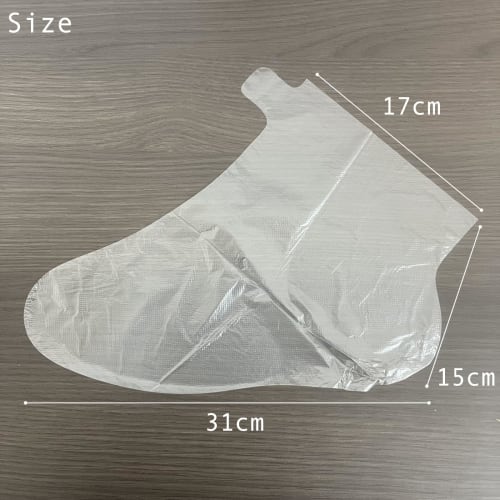 (ADOSSY) Foot Masks, 100-Piece Set, Skincare Self-Cream, Large Capacity, After-Bath Care, for Rough Heels, with Stickers (A)