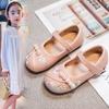 2026 Spring/Autumn Embroidered Hanfu Shoes for Baby Girls, Ancient Style Leather Princess Shoes, Trendy Children's National Style Footwear
