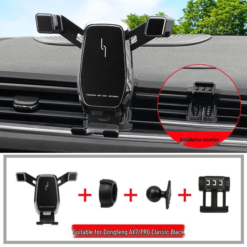 Wireless Charging Navigation Phone Holder for 19-22 Dongfeng AX7/21AX7PRO