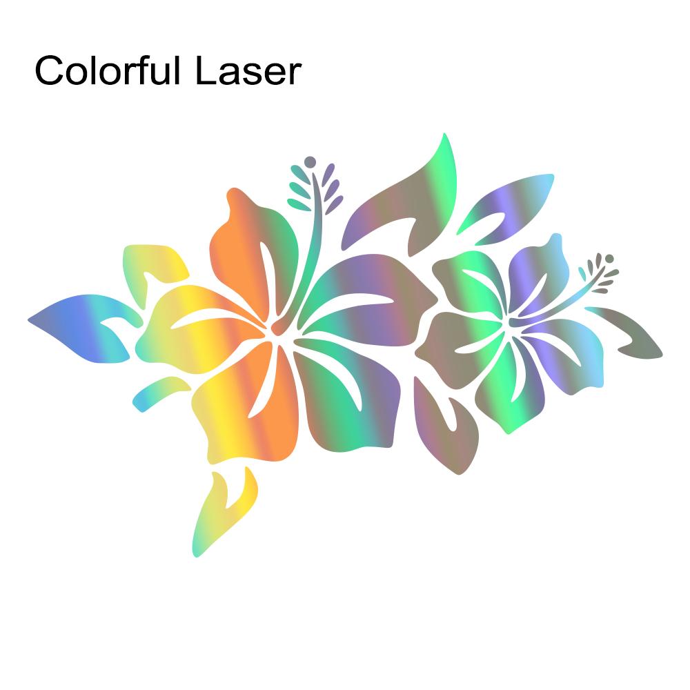 Vine Hibiscus Car Sticker Car Whole Body Vinyl Decal Waterproof Vehicles Motorcycle Stickers Car Accessories Decoration Exterior