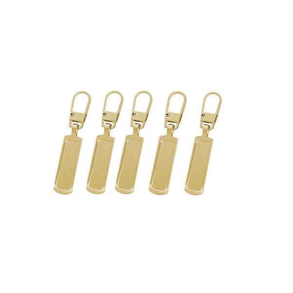 5 Pcs Zipper Slider Puller Universal Replacement Zipper Puller Instant Zipper Repair Kit for Broken Buckle DIY Craft Sewing Accessoriy