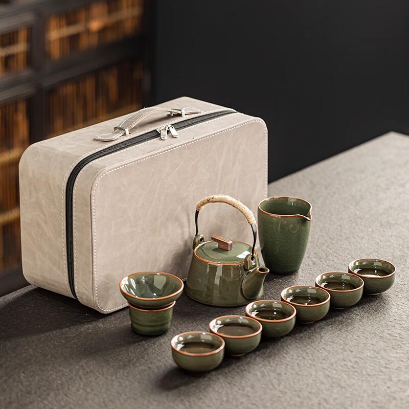 Jialang Ge Kiln Travel Tea Set