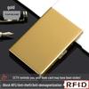 Portable Anti-Theft RFID Blocking Stainless Steel Card Holder for Men & Women