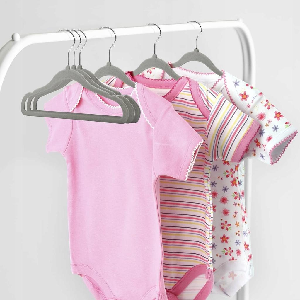 Wieszak Welurowy Mini Girl Komplet 30 Sztuk