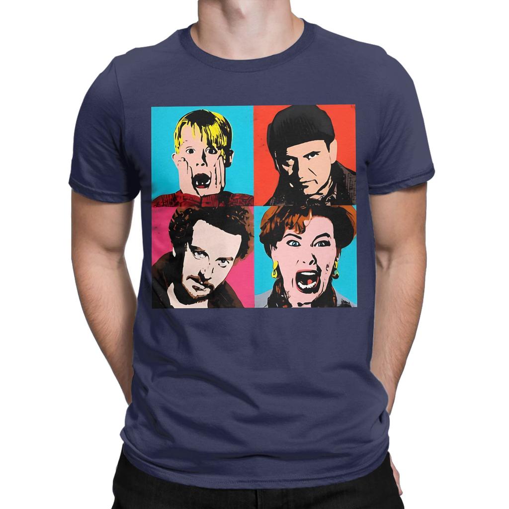 Warhol Alone Funny 100 Cotton Tshirt Home Alone Tees Tops For Unisex