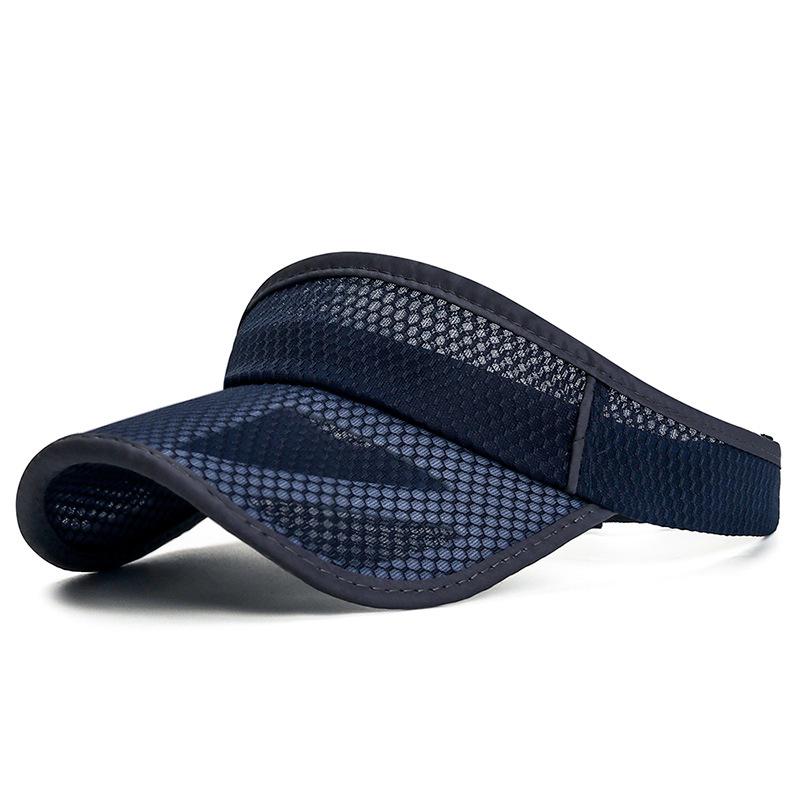 Summer Women's Open-top Hats with Extended Brims Men's No-top Sun-protective Baseball Caps and Light-board Sunshade Hats