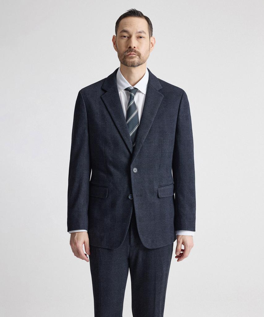 Stco Comfort Glen Check Setup Set Navy (Relaxed Fit)_Sejva01Set