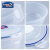 LOCK&LOCK Plastic Food Storage Containers Set of Two: Picnic Box Lunch Box Sealed Storage Container, 850ml Round + 950ml Square