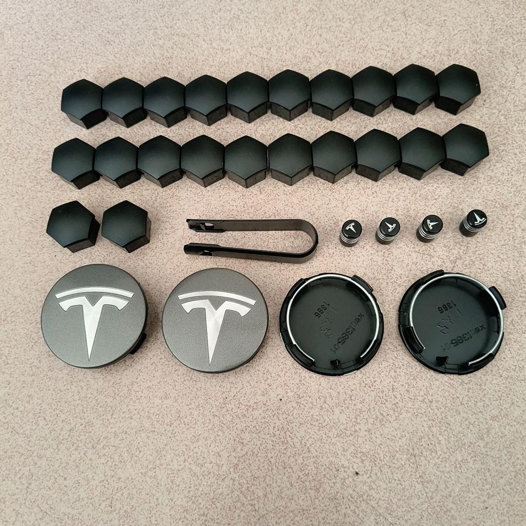 56MM 4PCS 25PCS 29PCS For Tesla Model3 /Y/2025 Model Y Juniper/2026 X Sport Emblem Wheel Center Hub Cap Car Rims Cover Hubcaps
