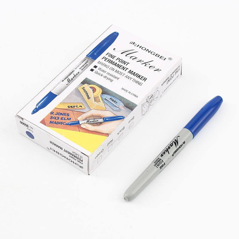 

Экологически безопасный набор из 12 перманентных маркеров с тонким наконечником - Быстросохнущие, Водостойкие, Не смазывающиеся, Точное позиционирование на различных поверхностях