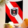 Austrian Football Logo Design Patterned Tapestry Decorative Wall Hanging, Home Bedroom Living Room Decor