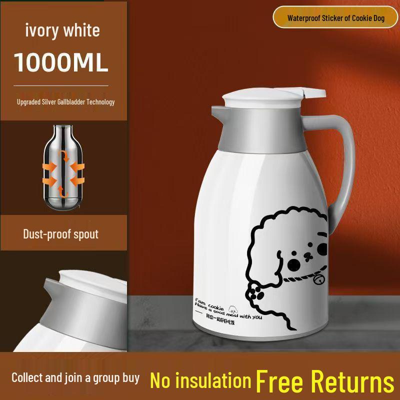 X70T Large Capacity Glass Liner Thermos Flask for Office, Home, and Dorm