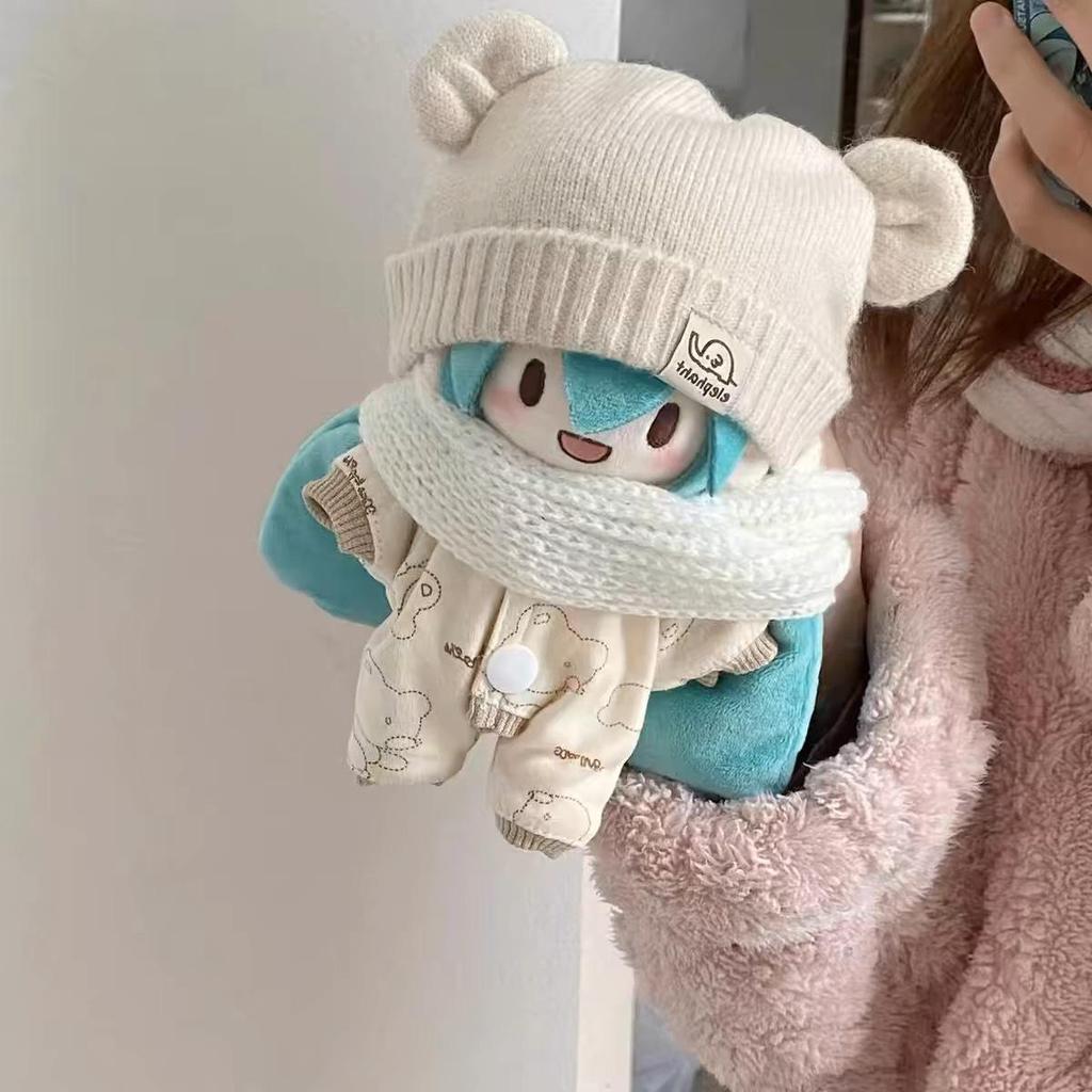 15cm Yukineko Cotton Plush Doll - Replaceable Outfit, Cute Birthday Gift