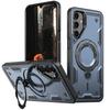 Nárazuvzdorné pouzdro s pancířem pro Samsung Galaxy A14 A15 A25 A35 A55 A05 A05S A06 A16 A26 A36 A56 5G 360° otočný stojánek s kroužkem Zadní kryt