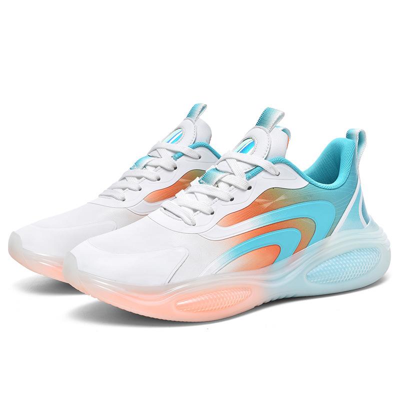 Men's Shoes Large Size Summer New Lightweight Men's Casual Running Shoes Mesh Breathable Wear-resistant Shock-absorbing Sports Shoes