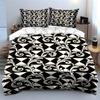 Black Triangles, White Swirls.  Bedding Sets Duvet Cover Sets Duvet Covers Pillowcases(1 * Duvet Cover 2 * Pillowcases Without Duvet Insert)