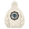 Khc0100 Eye Of Horus Fleece Hoodie - Cream