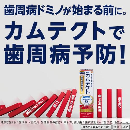 Camtect Complete Care EX Toothpaste for Periodontal Disease (Gingivitis and Pyorrhea) Prevention, 105g, Set of 2 (x 2)