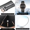 Men's Ultra-Thin Watch 6.5mm Simple Fashion Casual Business Japanese Quartz Movement 40mm Black Leather Band
