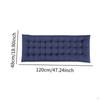 High Back Chair Cushion 48cmx120cmx8cm Overstuffed Recliner Easy To Wash Replacement