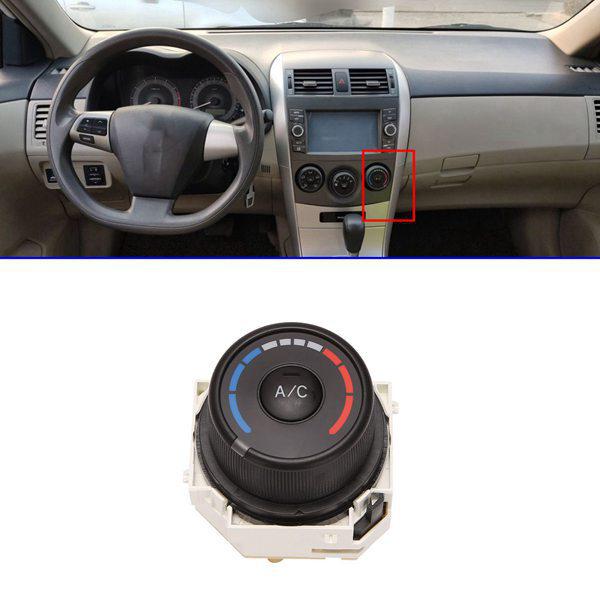 

Corolla 09-13 AC Knob Temperature Heating Switch Replacement (5590302091, 5590312100) None