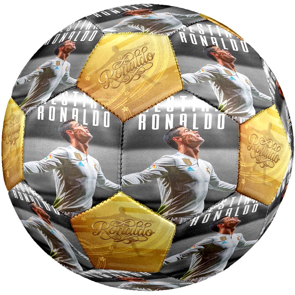 Ronaldo's Legacy Madrid Size 5 Soccer Ball Machine Sewn Indoor/Outdoor Universal Football Soccer Accessory Distinctive Home Decor And Party Gift