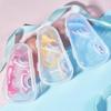 Ciucci 3 in 1 per neonati Set 2 pezzi Tettarella in silicone + clip per ciuccio per neonato Giocattolo da masticare Scatola portaoggetti antipolvere Articoli per neonati