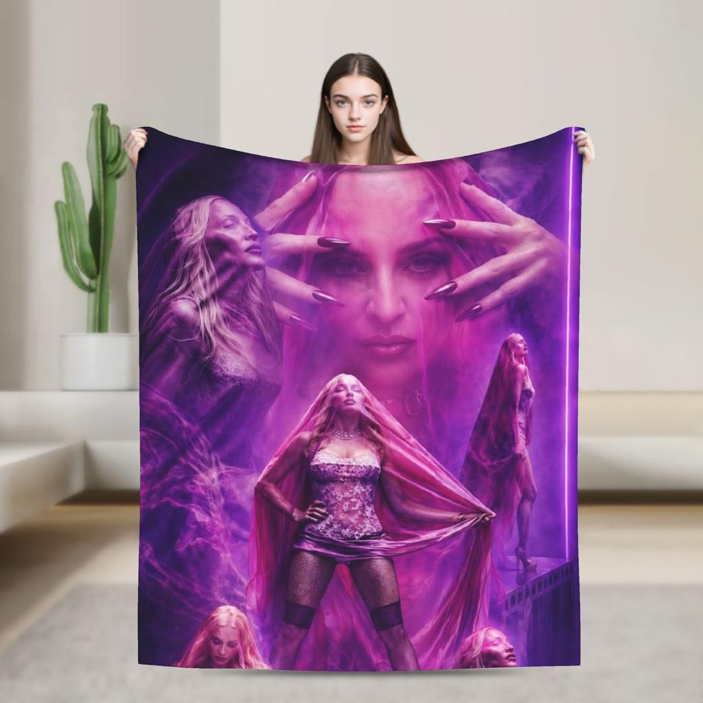 M-Madonnas Confessions Ii Blanket Ultra Soft Throw Blankets For Sofa 50X60 Inch Multiple Sizes Plush Thin Quilt
