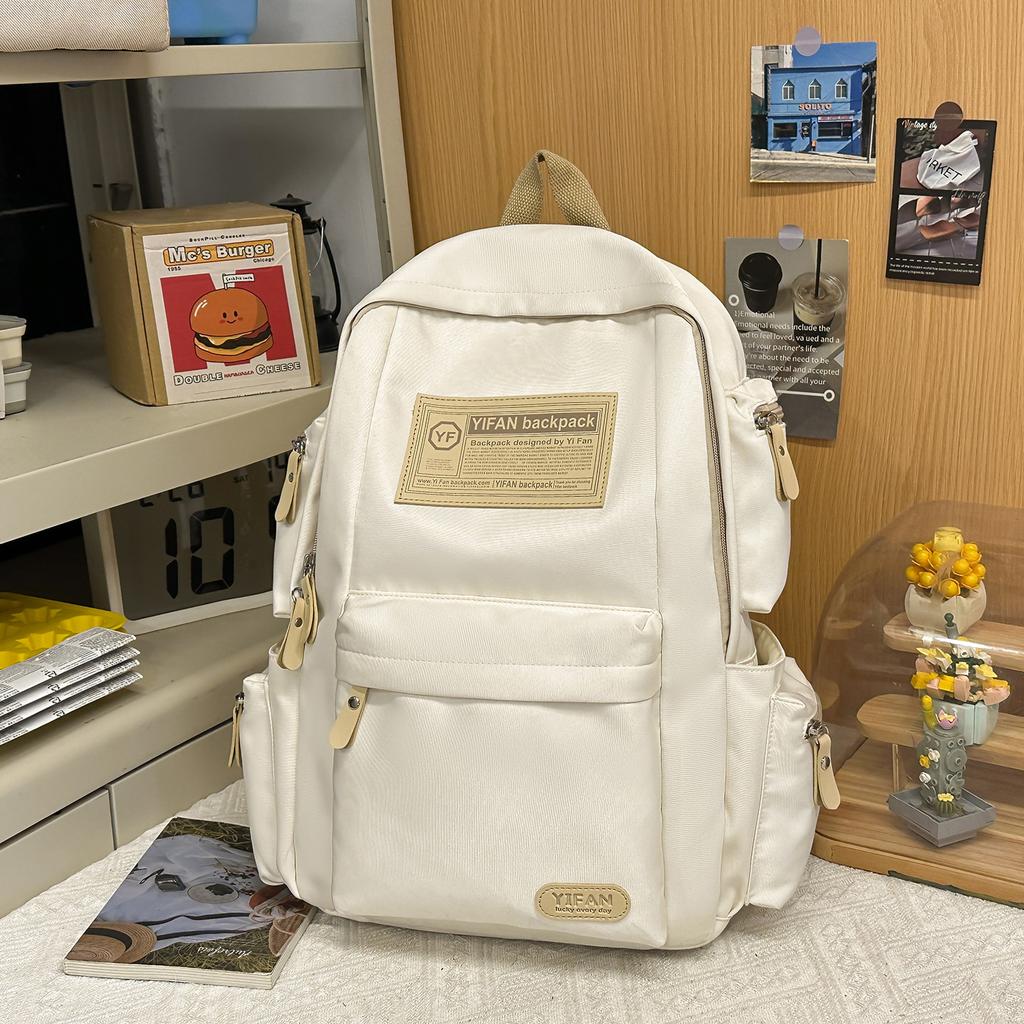 Schoolbag Junior High School Student Schoolbag Girl High School Mori High Value Middle School Student Large Capacity Backpack Ins Backpack Advanced 