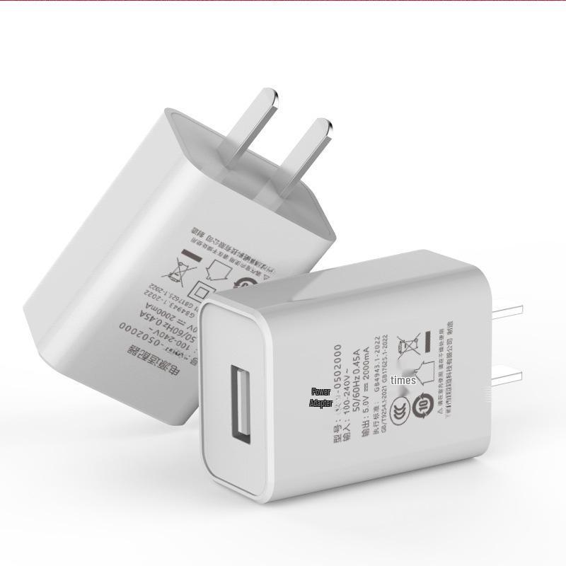 Universal 5V 1A/2A Power Adapter, CE & FCC Certified, European & American Standard Mobile Charger