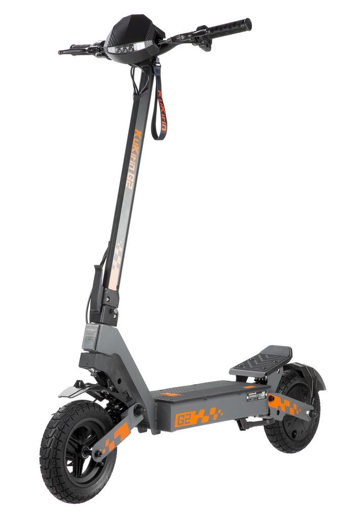 Elektrická koloběžka Kukirin G2 800W 48V 15AH, maximální rychlost 45-50 km/h, 10palcové terénní pneumatiky, LCD displej, dojezd 55-60 km, skládací koloběžka - BEZ ABE.