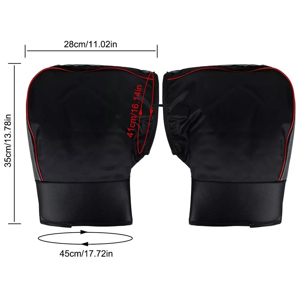 With Reflective Strips Motorcycle Windproof Gloves Electric Bike Bar Hand Gloves  Cycling