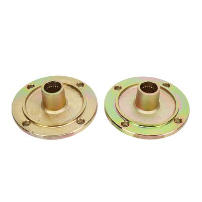 1 Paire 25mm 24T 4 Boulons Moyeu de Roue Acier Allié Robuste Haute Stabilité pour Go Kart VTT Quad