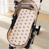 Winter Warm Baby Stroller Cushion Pure Cotton Gauze Thick Padded Pram Liner Soft Infant Crib Mattress Pad for Pushchair Buggy Daycare Nap Bedding