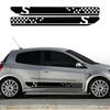 For Renault Clio Car Sticker Auto Door Side Vinyl Wrap Decals Kit Waterproof Auto Wrap Film PVC Decals Car Accessories Exterior