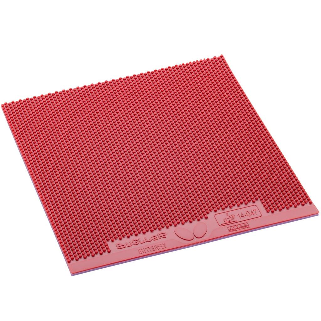 Butterfly Table Tennis Rubber Bugler Red 00470 006 2.1