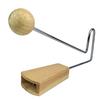 Vibraslap Percussion Instrument for Band Performances, Entertainment, Karaoke, and More, Vibrating Sound, Made of Wood