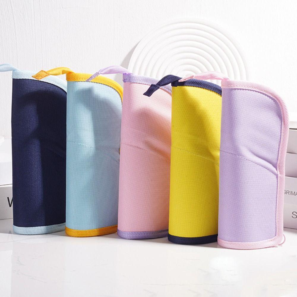 Large-capacity Pen Bag Standing Stationery Bag Portable Pen Box School Office