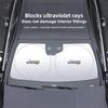 ARG3  Car Front Windshield Sun Shade Visor UV Protection Shield For Jeep Renegade Wagoneer Avenger Recon Wrangler JK Gladiator Compass
