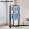 Coat Racks,Clothes Drying Rack with Wheels, Space-Saving Clothesline for Home,Sturdy Metal Construction,for Balcony, Living Room