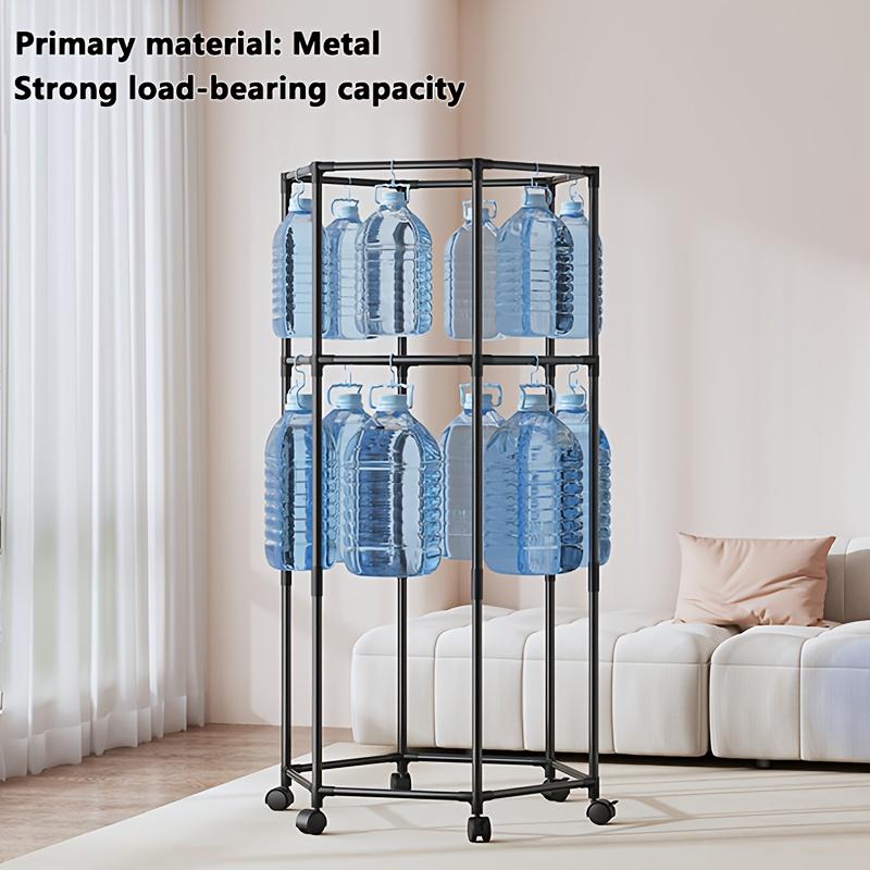Coat Racks,Clothes Drying Rack with Wheels, Space-Saving Clothesline for Home,Sturdy Metal Construction,for Balcony, Living Room