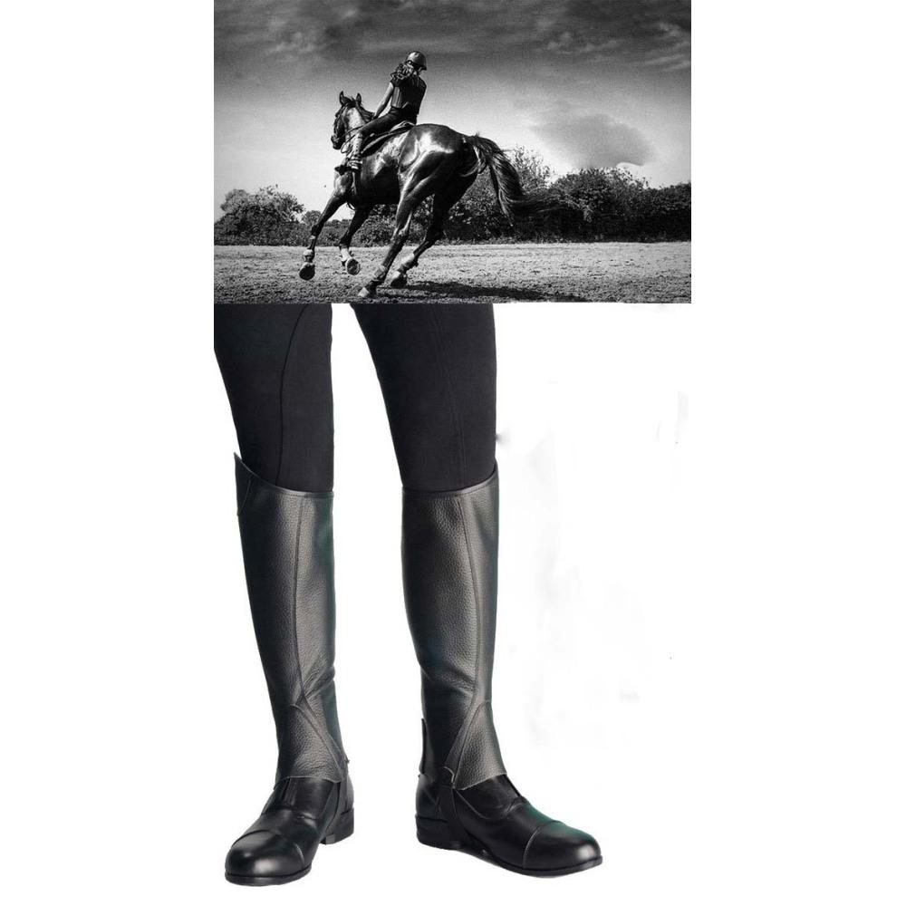 Jambiere de echitație din piele de vacă din microfibră Cizme de călărie durabile Acoperire Protectoare pentru corp Echipament de protecție moale Echipament pentru cal