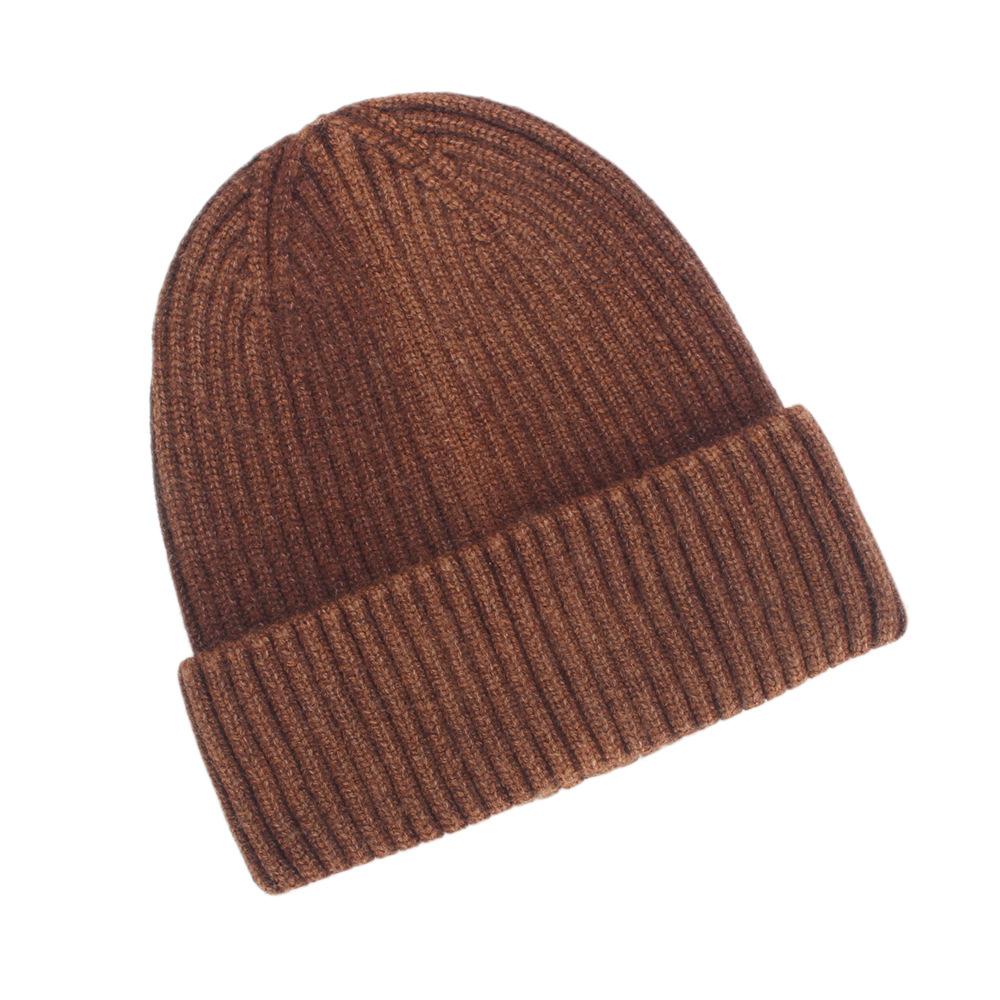 New graphite washed knitted hat women's brimless outdoor warm thickened men's wool hat European and American cycling hat