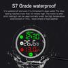 9-24V Motorcycle Thermometer LED Digital Display Electronic 4 In 1 Water Temperature Meter Voltmeter Gauge Low Voltage Alarm