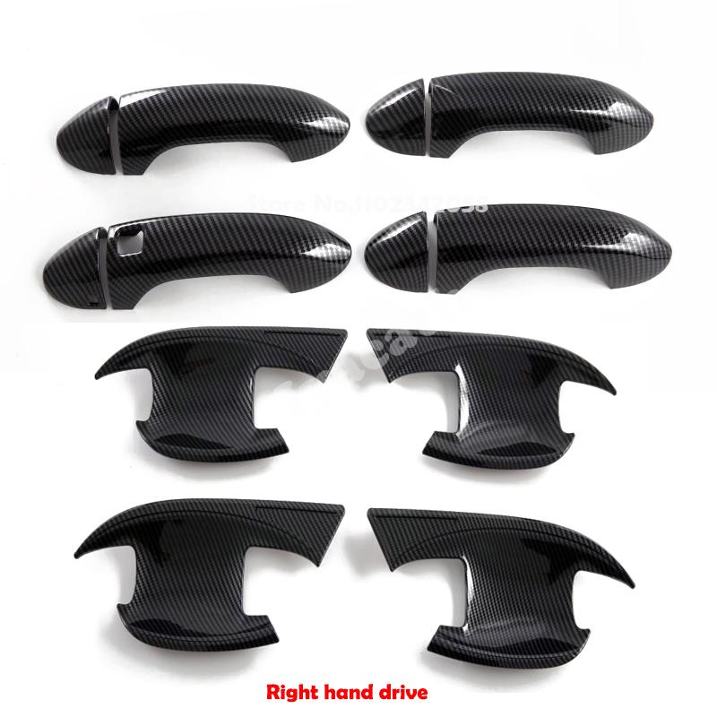 L/RHD For Chery Omoda 5 5X C5 FX   2024  ABS carbonfiber Car Side Door Handle bowl Catch Cover Trim Exterior Accessories