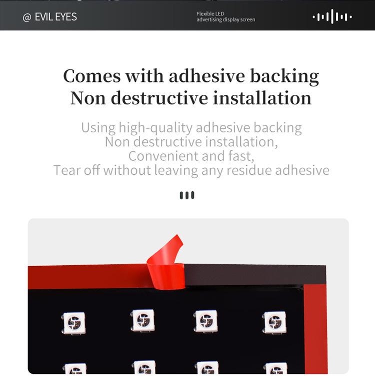 Teufelsauge LED Flexibles Auto Innen- & LKW Fensterlicht - Universelle Passform