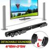 Black HiFi Detachable Wireless Bluetooth Soundbar Speaker 3D Surround Stereo Subwoofer for TV Home Theatre System Sound Bar